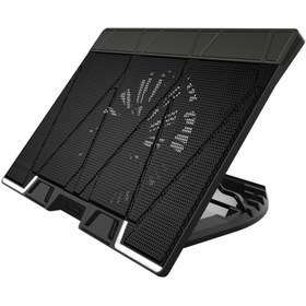 Resim Zalman Zm-ns3000 17" 200mm Fanlı Yukseklık Ayarlı Type-c Data Bağlantılı Notebook Stand Ve Soğutucu 