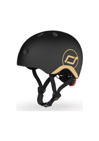 Resim Scoot And Ride Helmet Çocuk Kaskı S-m Black&gold Limited Edition 190605-96539 Siyah - Sarı 