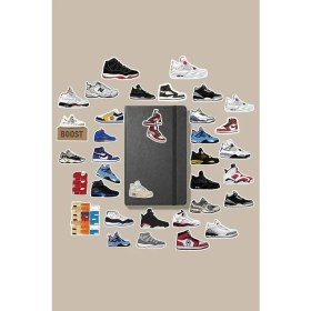 Resim Peri Store Sneakers Ayakkabı Paketi/bullet Journal Defter Çıkartma Ajanda Laptop Etiket 