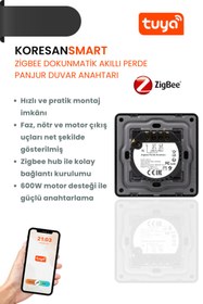 Resim koresan Tuya Zigbee Akıllı Kombi Termostatı – Dokunmatik Oda Sıcaklık Kontrolü 