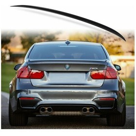 Resim BMW F30 2012-2018 M3 İNCE PLASTİK BOYASIZ SPOYLER-SPOİLER 