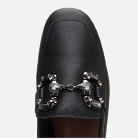 Resim Hotiç Hakiki Deri Siyah Kadın Loafer 01ayh306730a100 Siyah-black Siyah 