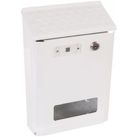 Resim Akşan Damla Çatılı Posta Kutusu Beyaz Enka20 