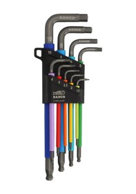 Resim Bahco C1997lm/9 Renkli Allen Anahtar Takımı 9 Parça 