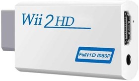 Resim OcioDual Wii U ve Mini TV Monitörü TV Projektörü için Ekstra 3,5 mm Ses Çıkışlı Wii HDTV Dönüştürücü Konsol Adaptörü 