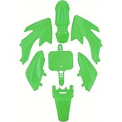 Resim Hightower Crf50 Xr50 50cc Çin Cross-country Motoru İçin Yeşil Fairing Kiti Koruyucu Kaporta 