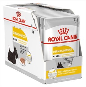 Resim Royal Canin Dermacomfort Loaf Yetişkin Köpek Yaş Maması 12 X 85 gr 