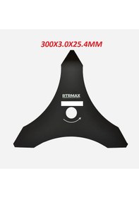 Resim Rtrmax Rty 117 300 X 3.0 X 25.4 Mm Benzinli Tırpan Bıçağı Üçlü 