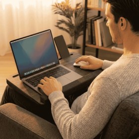 Resim VigoWood Minderli Laptop Sehpası ANTIK-LS027 