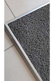 Resim Aka Paslanmaz Hijyen Paspas Havuzlu 50 X 70 Cm Metal Ayak Dezenfektan Kendinden Hazneli 