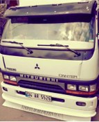 Resim Garage453 Mitsubishi Fe639 659 Ön Cam Güneşliği Mika Parlak Siyah 
