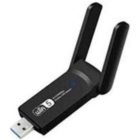 Resim Ac1300 Mbps Dual Bant Usb 3 0 Kablosuz Wifi Adaptör 