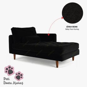 Resim Decoraev Ürgüp Siyah Rahat Josefin Koltuk Tv Koltuğu Dinlenme Koltuğu Terapi Koltuğu Psikolog Koltuğu-Sol 