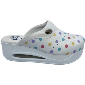 Resim Hipokrat Airmax Sabo Ortopedik Terlik Desenli Kadın Renkli Benekli Çok Renkli 