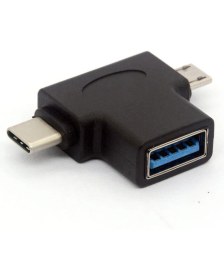 Resim Microcase 2in1 USB 3.0 Hızlı Type C ve Micro USB Otg Adaptör - AL2616 