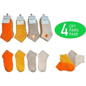 Resim Happy Body(ART..: 25213) 4 Çift Organik Bayan Havlu Diabetic soft Çok Renkli 