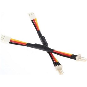 Resim Alkatronik-3 Pin Fan Kablosu Hız Yavaşlatıcı Dirençli 10Cm Bilgisayar Cpu 