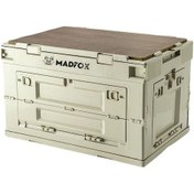 Resim Katlanabilir Kamp Saklama Kutusu - 60 Lt - Madfox - Haki - 547304 