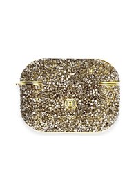 Resim Newface Apple Uyumlu AirPods Pro 2 2.nesil Luz Taşlı Kılıf - Siyah 