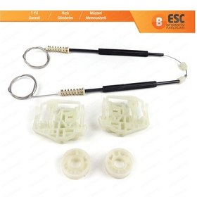 Resim BMW X3 E83 2003-2011 İçin Elektrikli Arka Sağ Cam Kriko Tamir Set 