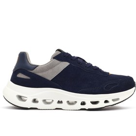 Resim Derimod Studio Erkek Lacivert Bağcıklı Kalın Tabanlı Sneaker 25WFD780210 