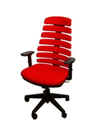 Resim Uzayofismobilyaları Uzay Ofis Mira Çalışma Koltuğu - Ayarlı Kolçak - Kırmızı 