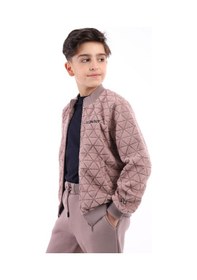 Resim Toontoy Erkek Çocuk Nakışlı Hırka Kahve 