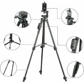 Resim Yunteng Vct 5208 Kumandalı Telefon Tripod 125 cm 
