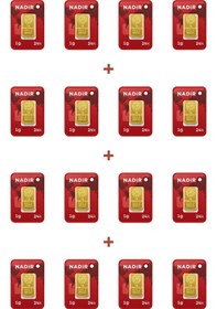 Resim Nadir Gold 24 Ayar 16 Gram Külçe Altın 16 Adet 1 Gram Külçe Altın 