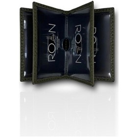 Resim Compact Vegan Şeffaf Kimlik Ve Kredi Kartı Cüzdanı - Türkiye Üretimi Yeşil 