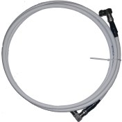 Resim Erk Hazır Uydu Anten Kablosu 2 Metre L Tipi Konnektörlü Full Hd Uyumlu Rg6 64 Tel 