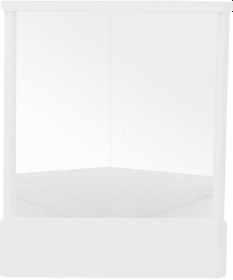 Resim Suntek Geri Dönmeyen Ayna Çok Yönlü Kullanım Şifonyer Beyaz 