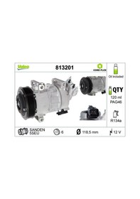 Resim Citroen C4 2009-2013 Arası 1.6 Thp 155 Valeo Marka Klima Kompresörü 