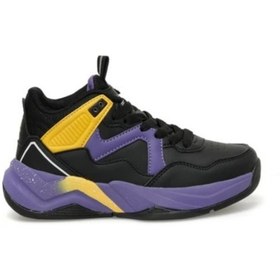 Resim Astero J 3pr Siyah Erkek Çocuk Basketbol Ayakkabısı Mor - Siyah 