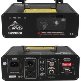 Resim Layu C220RB Kırmızı-Mavi Çift Renk Beam Efekt Lazeri 