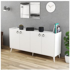 Resim Ferniso Mobilya 165 Cm Konsol Beyaz 