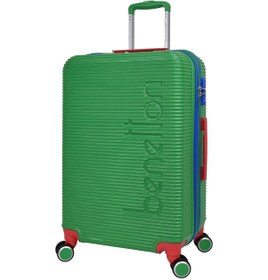 Resim United Colors Of Benetton Lüx Abs 3'lü Valiz Seti Yeşil Bnt500 Yeşil 