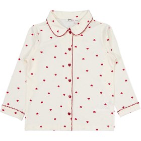 Resim Civil Girls Kalpli 6-9 Yaş Pijama Takımı - Ekru - Ekru / 6-7 Yaş 