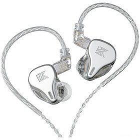 Resim Yaozixa Kz Dq6 Kulak İçi Kablolu Kulaklık 3.5mm 3dd Driver Hi-fi Ses Kalitesi 0.75mm 2pin Çıkabilir Kablolu Gümüş Miksiz 
