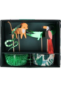 Resim Meri Meri - Go Wild Cupcake Kit - Vahşi Doğa Cupcake Kit 