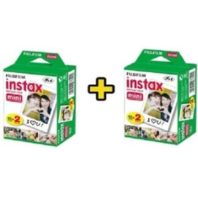 Resim Fujifilm Beyaz Instax Mini 11 Ve Mini 12 Uyumlu 10x2 20 Sheets Fotoğraf Filmi 2 Paket (40 Poz) Fotoğraf Kağı 