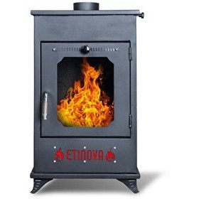 Resim Etinova Eti-B1 Büyük Fırınsız Şömine Tipi Pelet Soba 