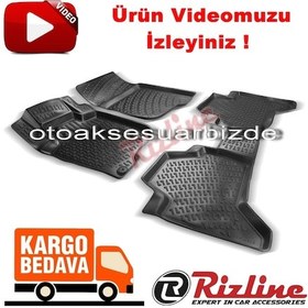 Resim Mitsubishi L200 3D Paspas Havuzlu Siyah 2005-2019 Arası Rizline 