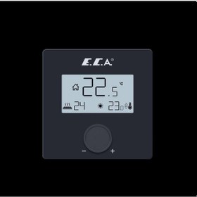 Resim Eca Dijital Oda Termostatı Lcd Çevirmeli Siyah 