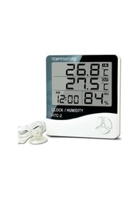 Resim Suofeng Dijital Sera Ve Ev İçi Sıcaklık/nem Ölçer - Büyük Lcd Ekranlı 3'ü 1 Arada Termometre 112 Karakter 