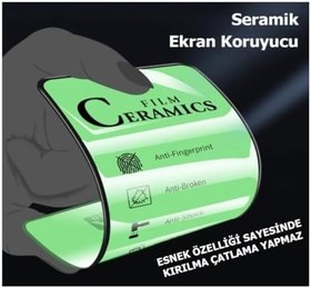 Resim Huawei Mate 20 Lite Ekran Koruyucu Seramik Nano Cam Esnek Tam Full Kaplayan Kırılmaz 