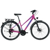 Resim Bisan TRX 8300 City 28 Jant Trekking Bisikleti Mor, 45 cm Alüminyum , 27 Vites, Hidrolik Disk Fren 