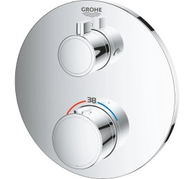 Resim Grohe Grohtherm Termostatik Banyo Duş Bataryası 2 çıkışlı divertörlü- 24077000 