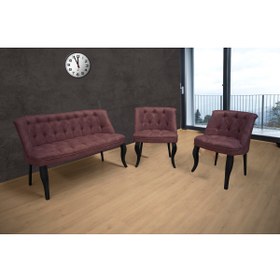 Resim Armens Life Armens Çay Seti Koltuk Takımı, 2+1+1 Siyah Ayak klsz-cyst-syh-001 