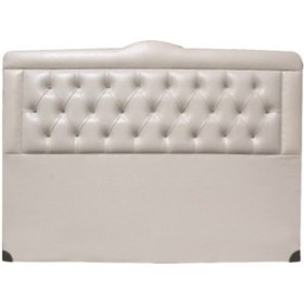 Resim Başlık ALC YAĞMUR Model 150 cm Suni Deri Kumaş Kapitone Krem Renk El Yapımı 